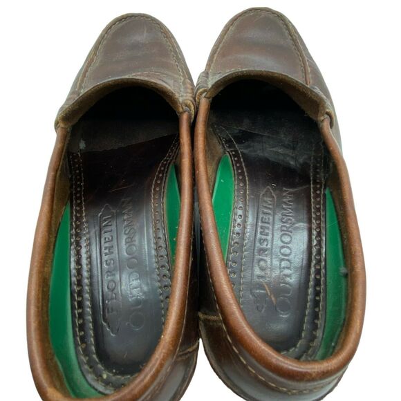 Florsheim Loafers Vintage Mens Brown Moc Toe Casual Slip On Shoes Size 7 D main image 6